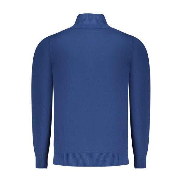 Coveri Moving Blue Viscose Men Sweater