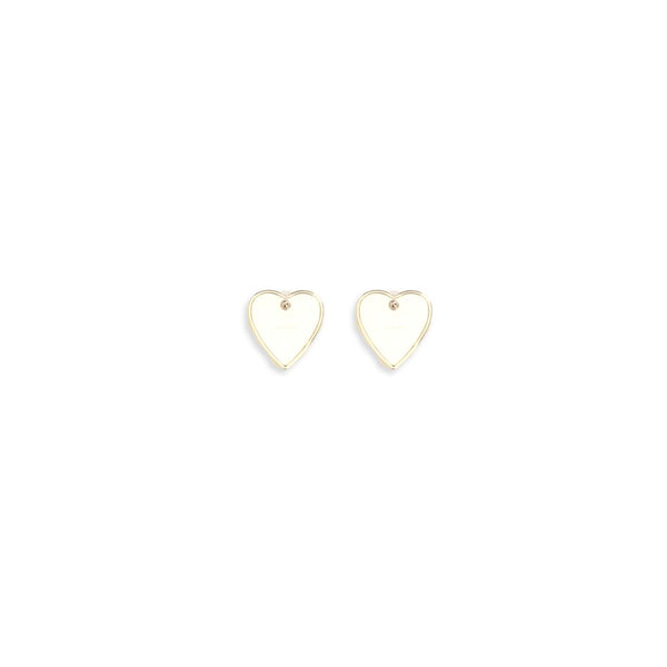 Self-Portrait Gold Brass Earrings