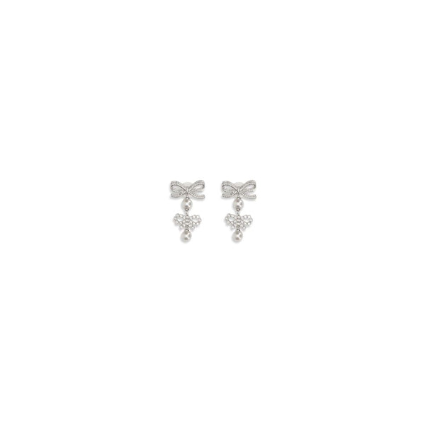 Self-Portrait Silver Brass Earrings
