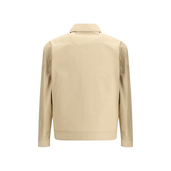 Moschino Beige Cotton Full-Length Jacket