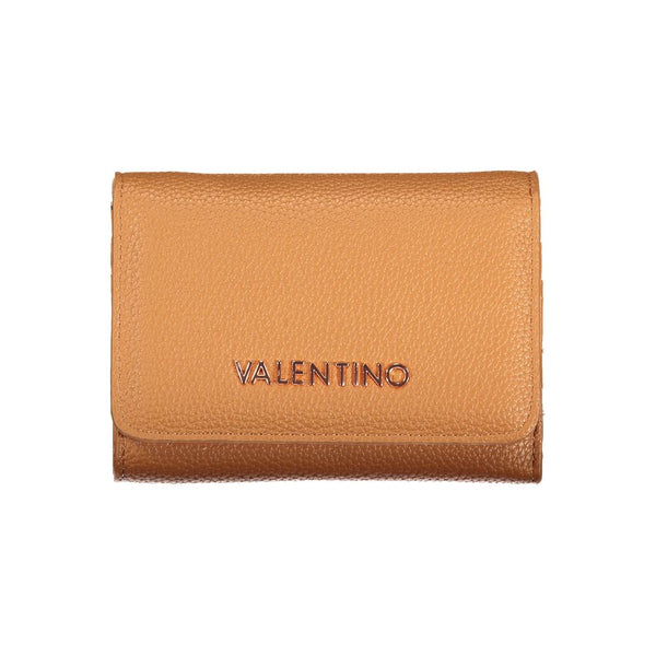 Mario Valentino Brown Polyurethane Women's Wallet