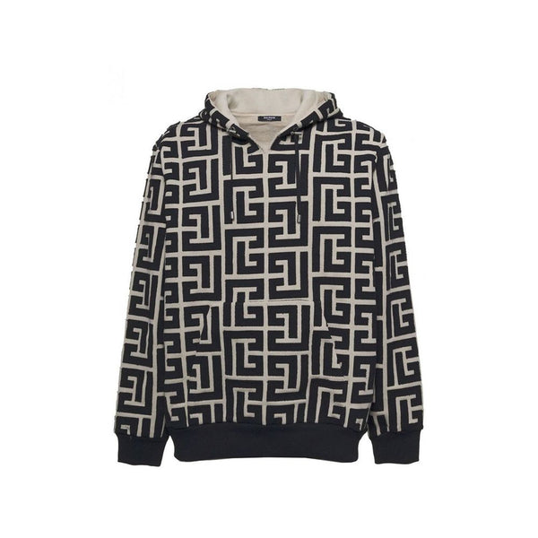 Balmain Beige Cotton Sweatshirt