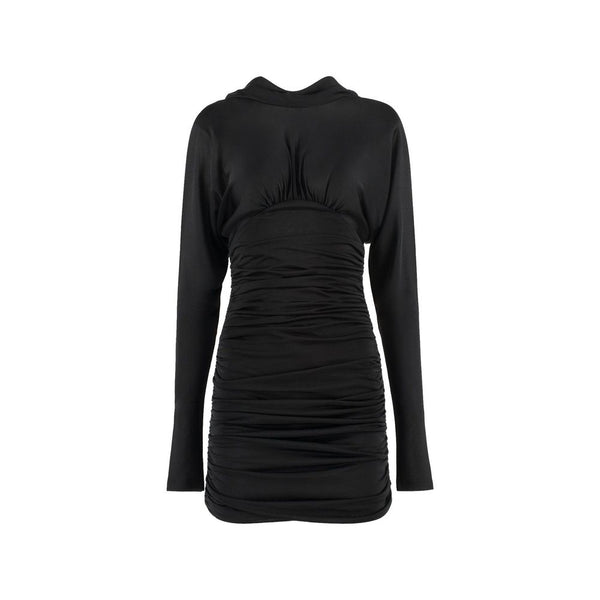 Saint Laurent Black Viscose Cocktail Dress