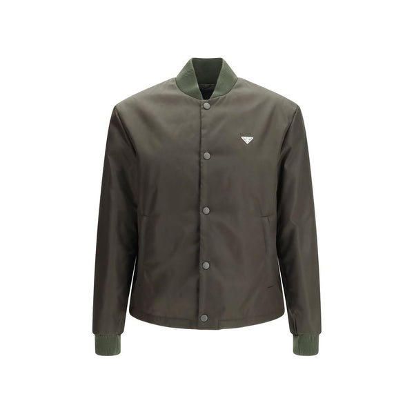 Prada Bicolor Nylon Bomber