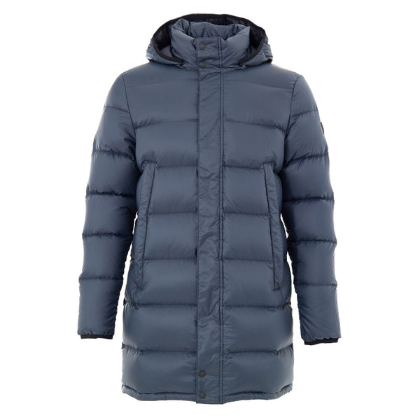 Moose Knuckles Gray Nylon Coat