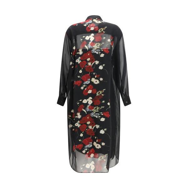 Khaite Black Silk Casual Dress