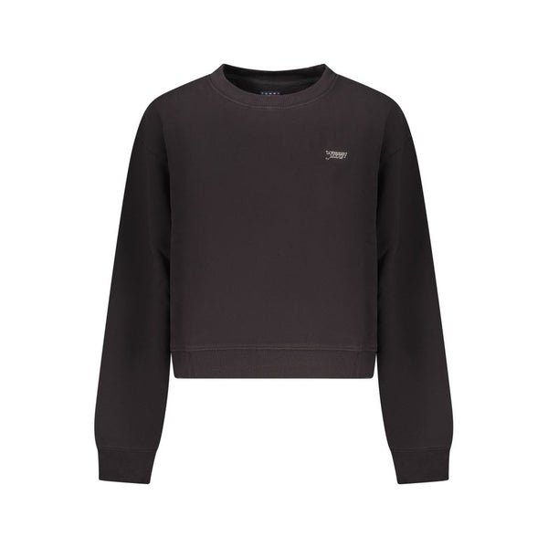 Tommy Hilfiger Black Cotton Women Sweatshirt