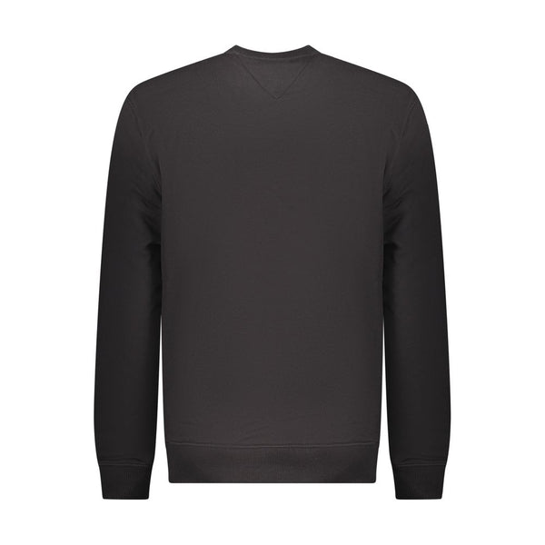Tommy Hilfiger Black Cotton Men Sweatshirt