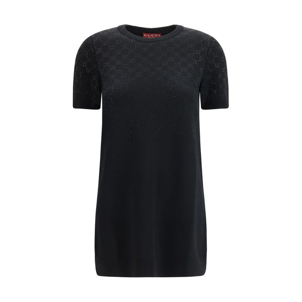 Gucci Black Wool Oves Aries Casual Dress