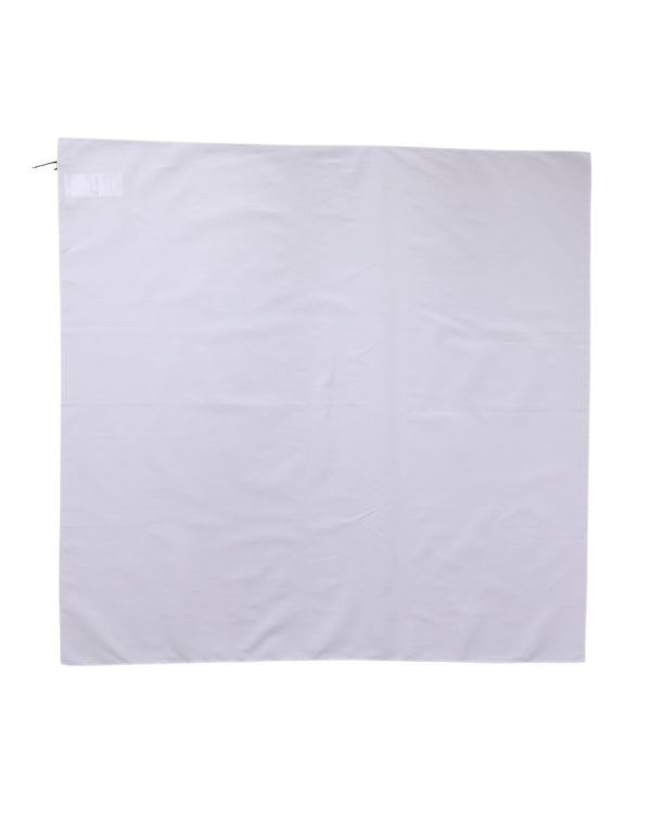 Dolce & Gabbana White Cotton Wrap Square Shawl Stole 71cm x 70cm  Scarf