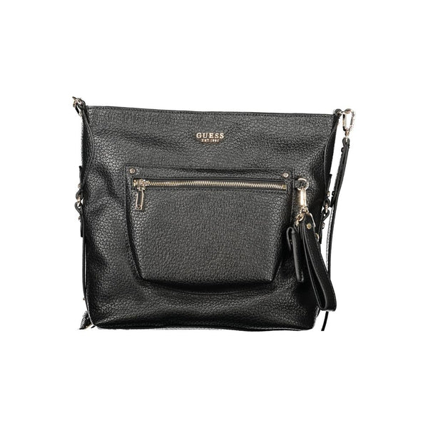 Guess Jeans Black Polyurethane Women's Handbag