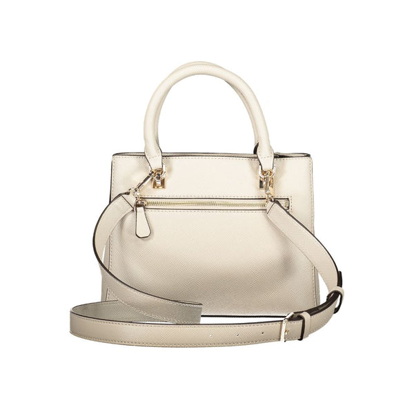 Guess Jeans Beige Polyurethane Women Handbag