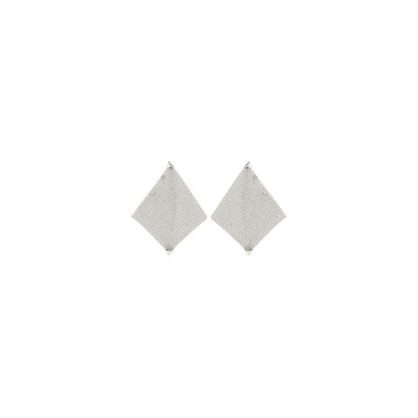 Rabanne Silver Brass Earrings