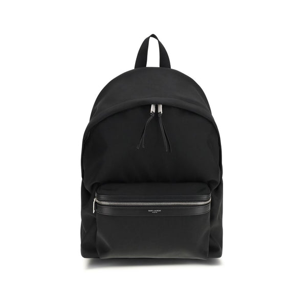 Saint Laurent Black Nylon Backpack