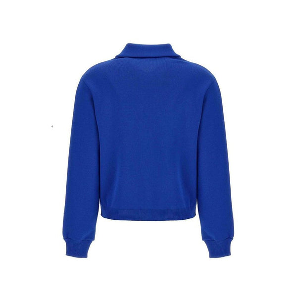 Autry Blue Nylon Cardigan