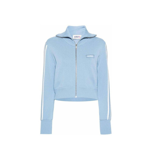 Autry Blue Nylon Cardigan