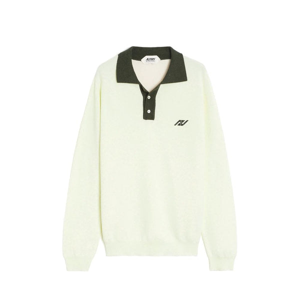 Autry Bicolor Cotton Polo Shirt