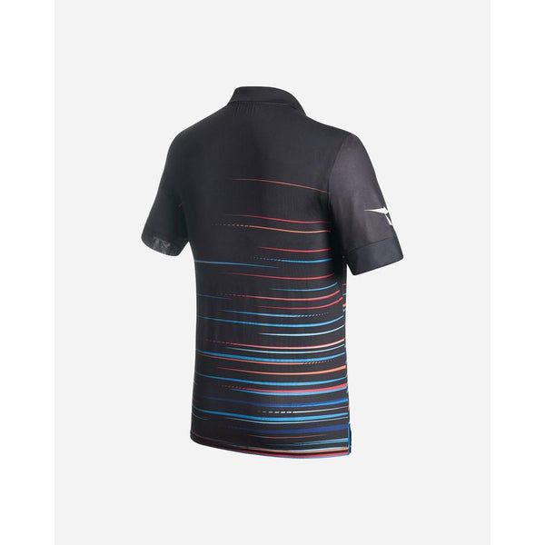 Diadora Black Polyester Polo Shirt