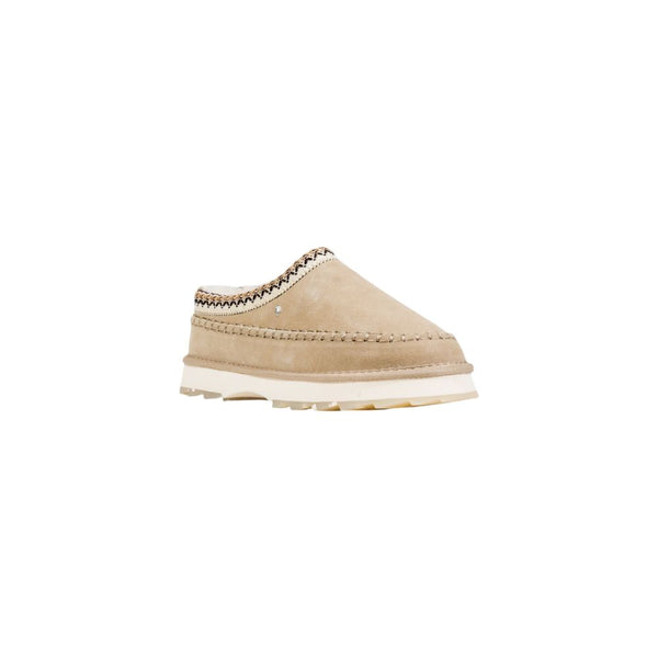 EMU Australia Gray Leather Slippers