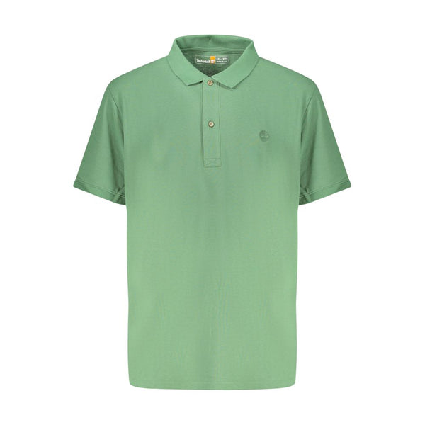 Timberland Verde Cotton Men Polo Shirt