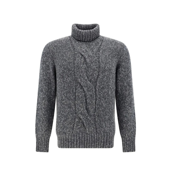 Brunello Cucinelli Gray Cashmere Turtleneck