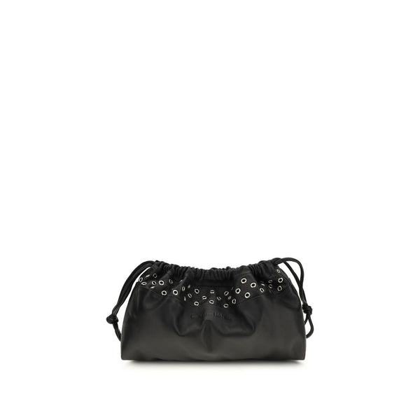 Pierre Hardy Black Calf Leather Bos Taurus Clutch Bag