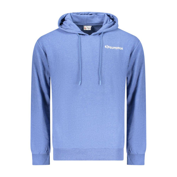 Superga Azzurro Cotton Men Sweatshirt