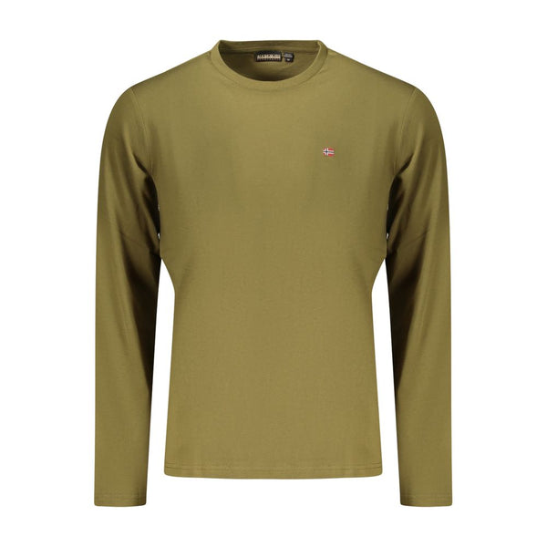 Napapijri Verde Cotton Male T-Shirt
