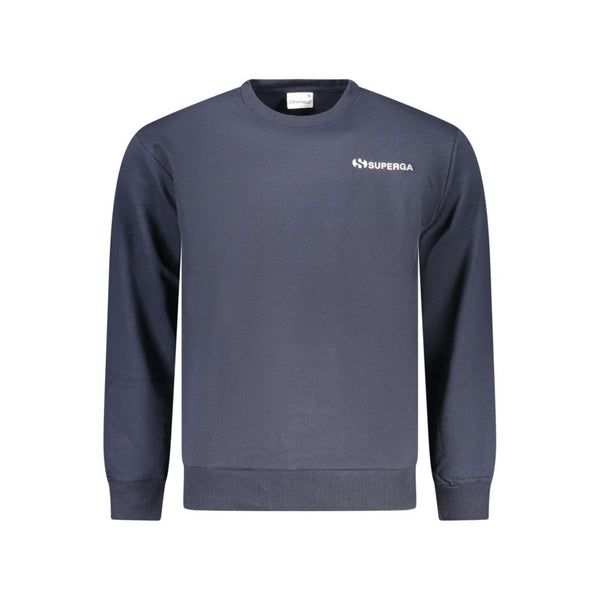 Superga Blue Cotton Men's Sweatshirt