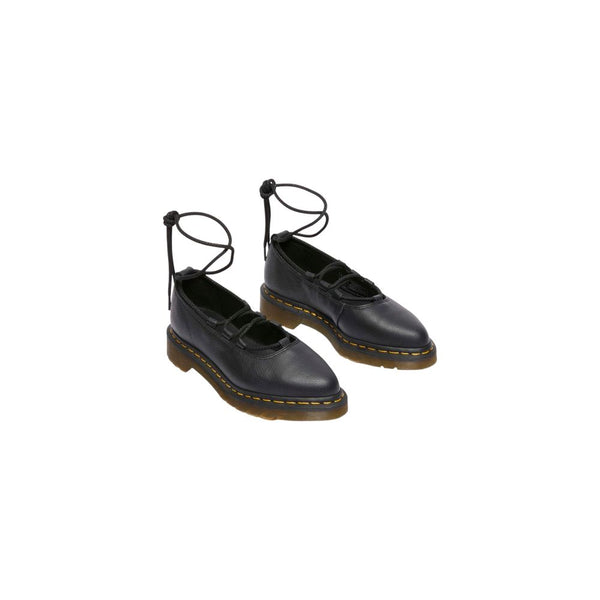 Dr. Martens Black Leather Platform Pumps