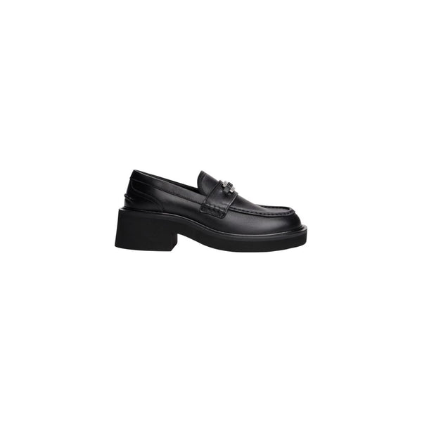 Tommy Hilfiger Jeans Black Leather High Heel Pumps