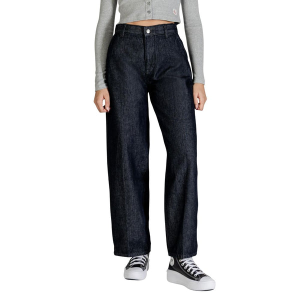 Calvin Klein Jeans Blue Cotton Bootcut Jeans