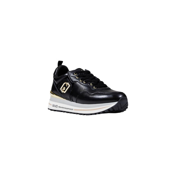 Liu Jo Black Artificial Leather Platform Sneakers