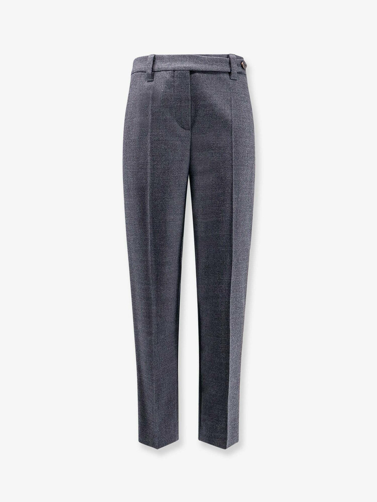 Brunello Cucinelli Gray Wool Casual Pants