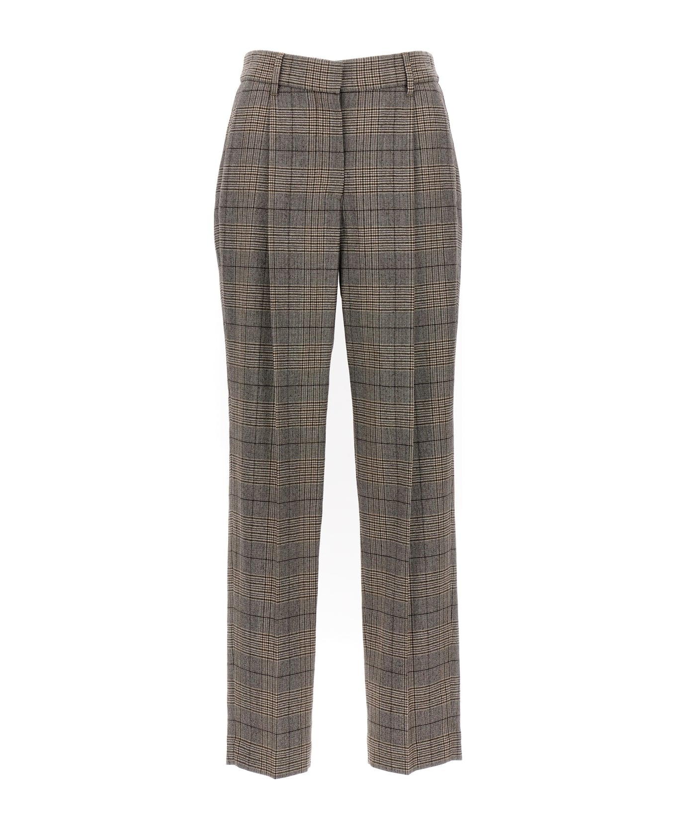 Brunello Cucinelli Beige Wool Dress Pants