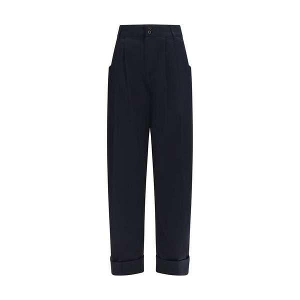 Jacob Cohen Blue Cotton Casual Pants