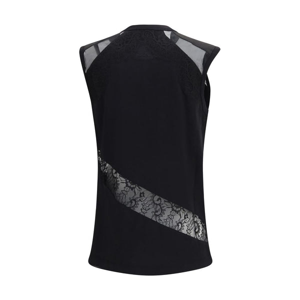 PINKO Black Cotton T-Shirt