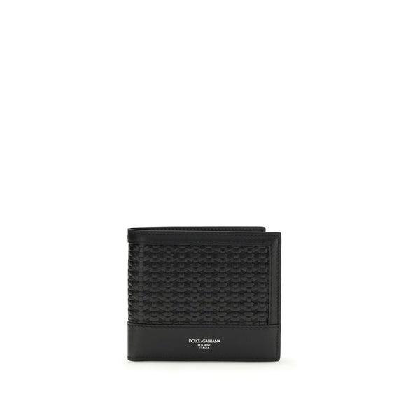 Dolce & Gabbana Black Calf Leather Bos Taurus Wallet