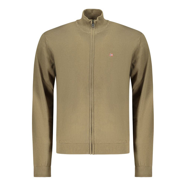 Napapijri Verde Cotton Men Cardigan