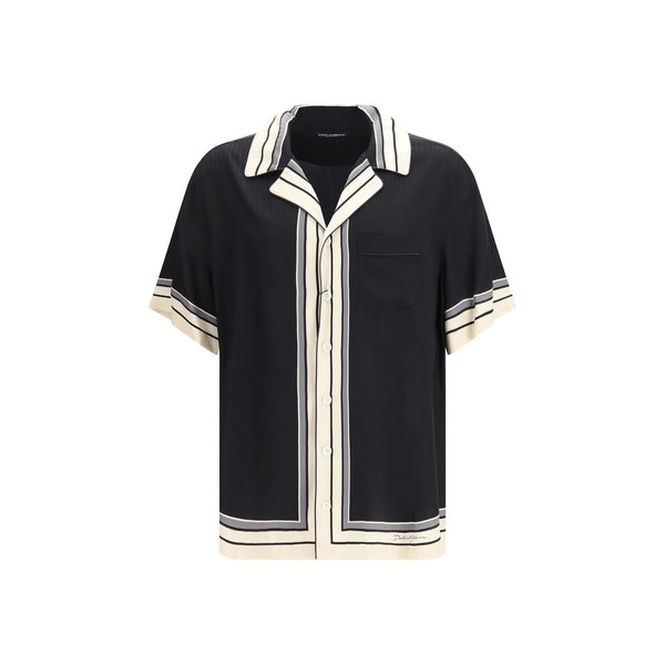 Dolce & Gabbana Multicolor Silk Shortsleeve Shirt