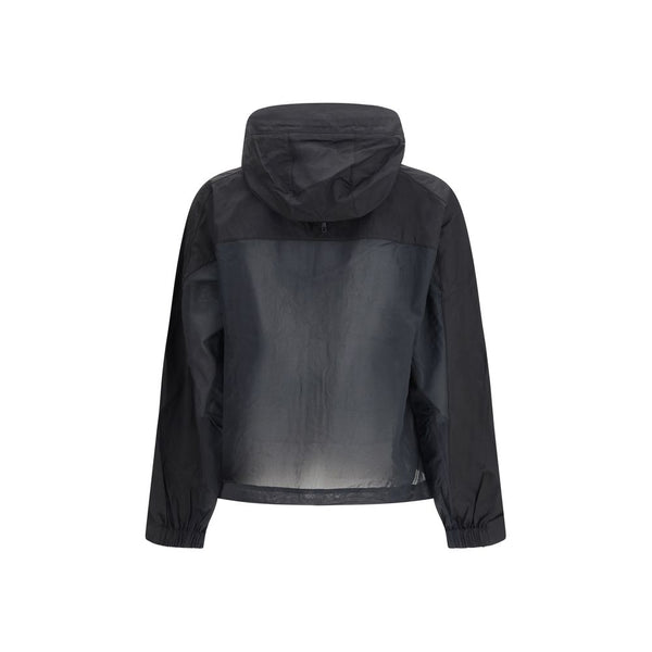 Y-3 Black Cotton Shell Jacket