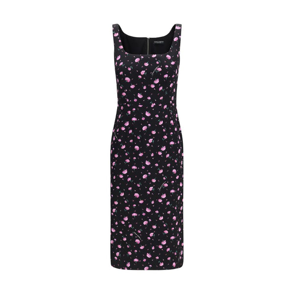 Dolce & Gabbana Multicolor Silk Casual Dress