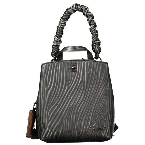 Desigual Black Polyurethane Women Mini Backpack
