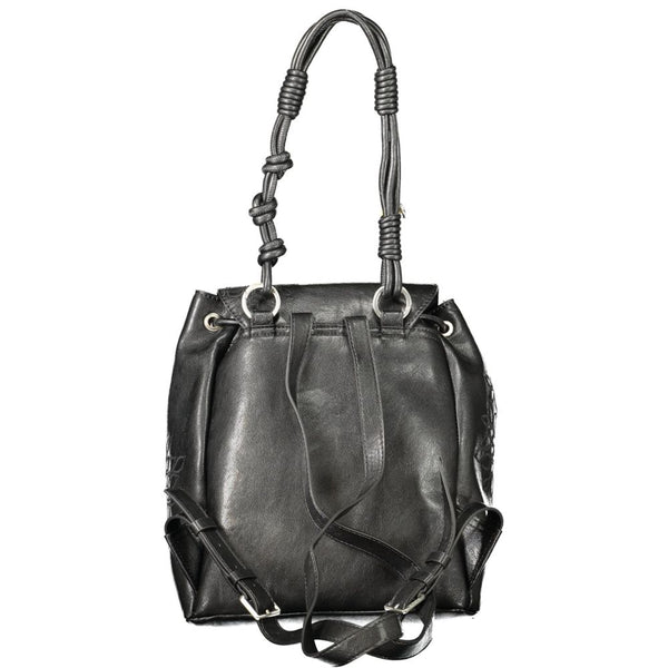 Desigual Black Polyurethane Women's Mini Backpack