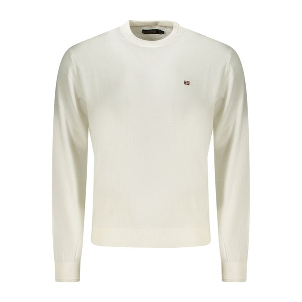 Napapijri White Cotton Men Shirt