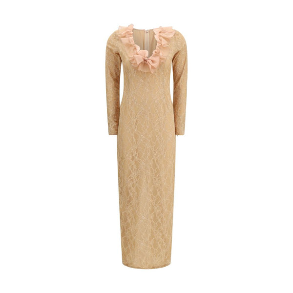 Alessandra Rich Multicolor Polyamide Cocktail Dress