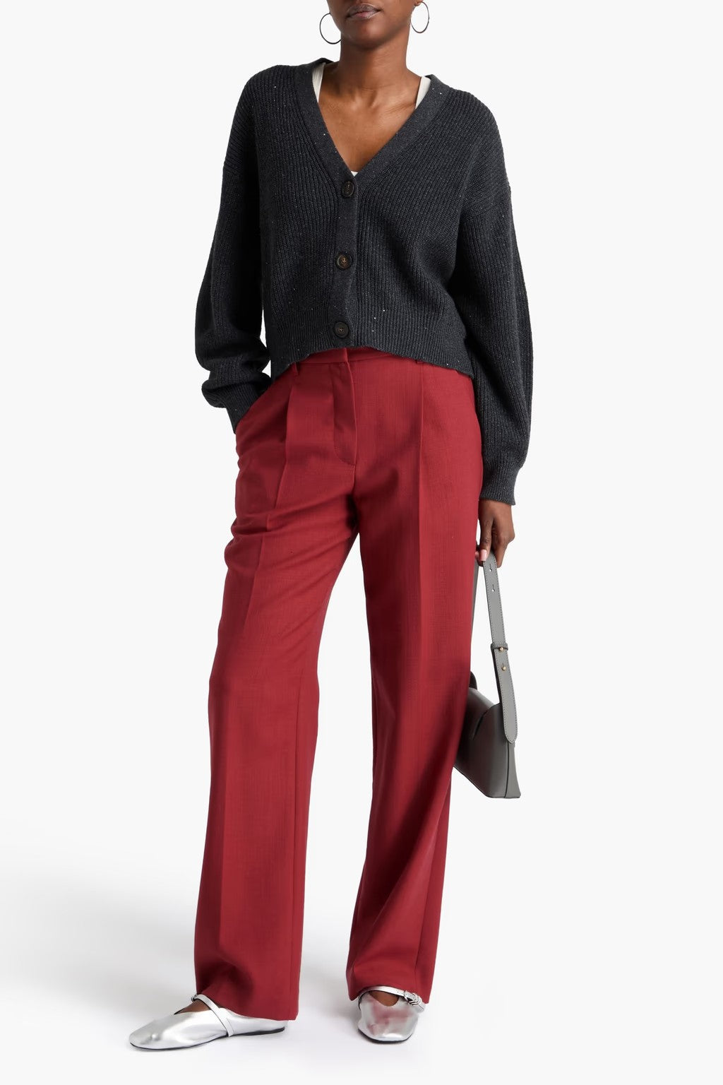 Brunello Cucinelli Multicolor Wool Casual Pants