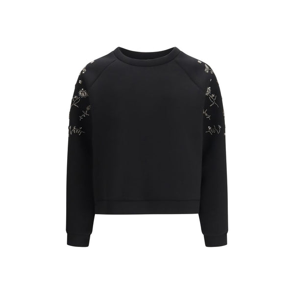 Max Mara Black Polyester Sweatshirt