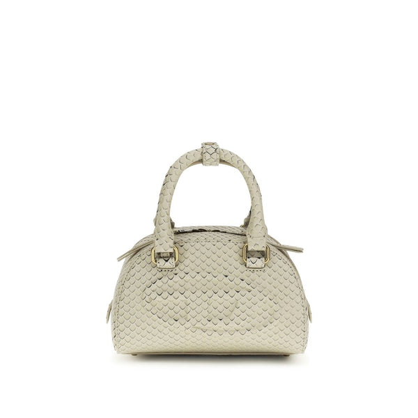 Diesel Beige Calf Leather Bos Taurus Handbag