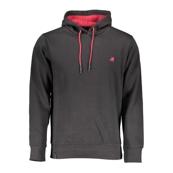 U.S. Grand Polo Black Cotton Mens Sweatshirt